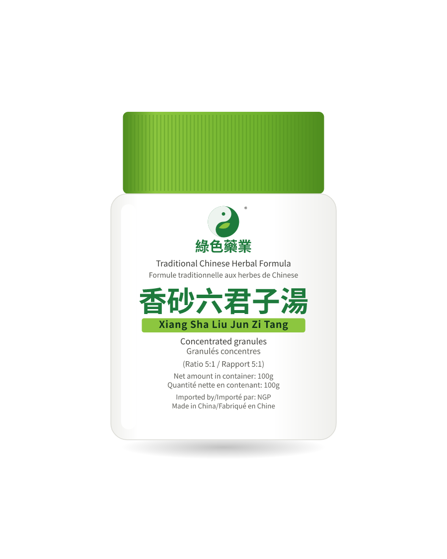 香砂六君子湯 100g 药瓶示意图