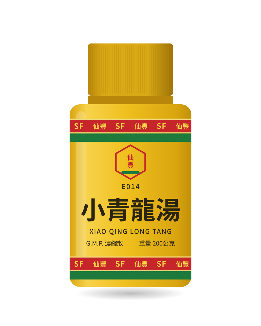 小青龍湯 200g 药瓶示意图