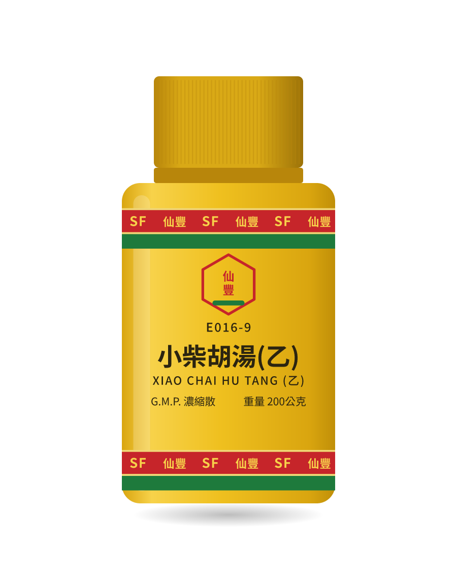 小柴胡湯(乙) 200g 药瓶示意图