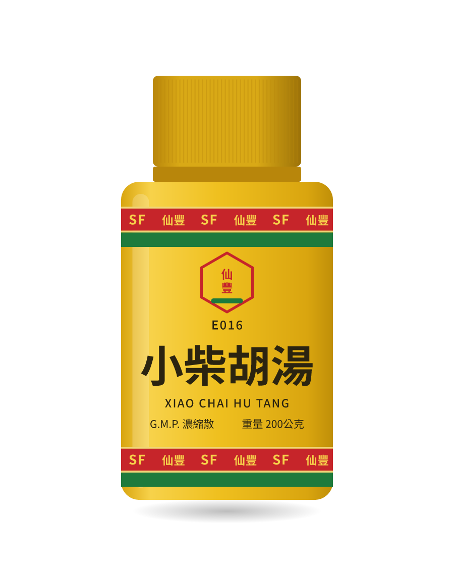 小柴胡湯 200g 药瓶示意图